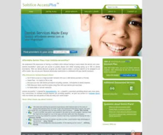 Access-Plus.net(Affordable Dental Plans from Solstice AccessPlus) Screenshot