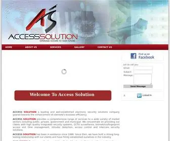 Access-Solution.co.za(Security system) Screenshot