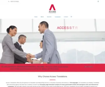 Access-Translations.com(Access Translations) Screenshot