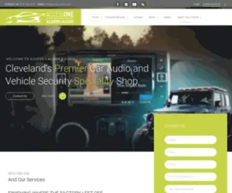 Access1Alarm.com(Access 1 Alarm & Audio Cleveland's Premier Mobile Electronics Shop) Screenshot