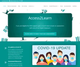 Access2Learn.co.uk(DSA Needs Assessment Centres) Screenshot