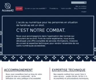 Access42.net(Accessibilité numérique) Screenshot