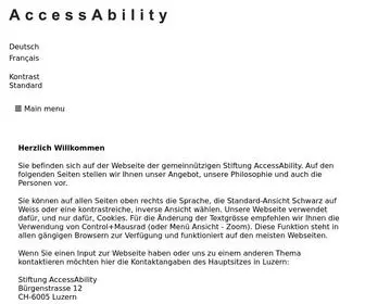 Accessability.ch(Accessability) Screenshot