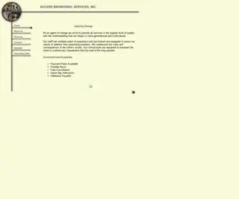 Accessbehavioralservices.com(Access Behavioral Services) Screenshot