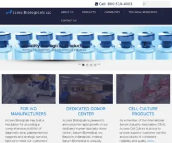 Accessbiologicals.com(Access Biologicals) Screenshot