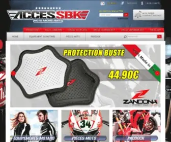 Accessbk.fr(Accessoires Moto Route & Racing) Screenshot