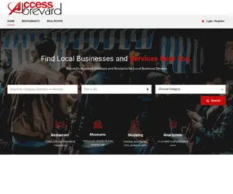 Accessbrevard.com(Brevard County FL Local Business Directory) Screenshot