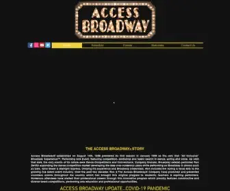 Accessbroadway.com(Home) Screenshot