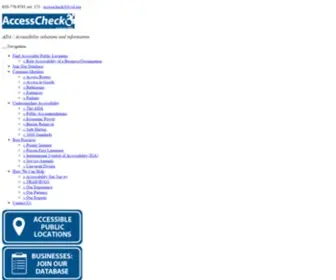 Accesscheck.org(AccessCheck) Screenshot