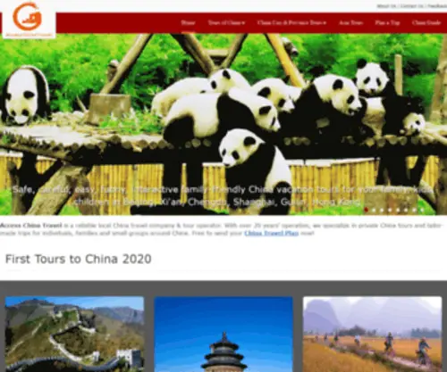Accesschinatravel.com(Access China Travel Tours 2014) Screenshot
