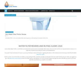 Accesscleanwater.com(Best Water Filter Reviews and Buying Guides 2021) Screenshot