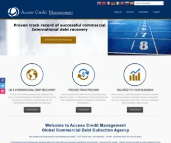 Accesscm.co.uk(International Debt Recovery) Screenshot