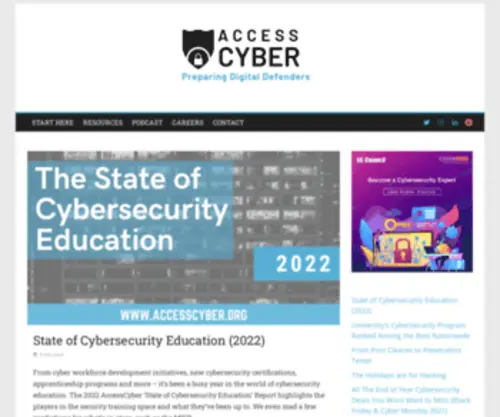 Accesscyber.org(AccessCyber) Screenshot