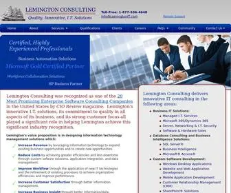 Accessdatabasedevelopers.com(Lemington IT Consulting) Screenshot