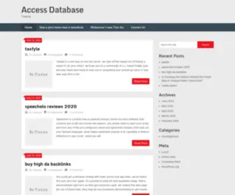 Accessdatabasetraining.com(Access Database) Screenshot