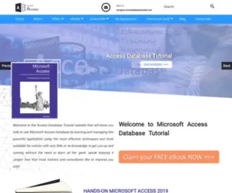 Accessdatabasetutorial.com(Microsoft Access 2016 Database eBook) Screenshot