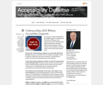 Accessdefense.com(ADA and FHA Defense) Screenshot