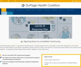 Accessdupage.org(DuPage Health Coalition) Screenshot