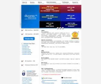 Accesseducationindia.com(Educational Consultants) Screenshot