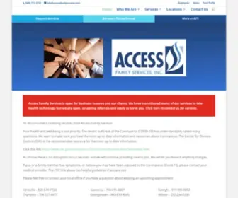 Accessfamilyservices.com(Access Family Services) Screenshot