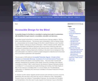 Accessforblind.org(Accessible Design for the Blind) Screenshot