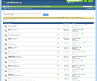 Accessforums.net(Microsoft Access Forums) Screenshot