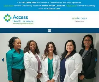 Accesshealthla.org(Access Health Louisiana) Screenshot