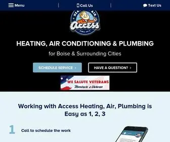 Accessheating.com(Access Heating &amp; Air of Boise and Meridian) Screenshot