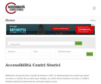 Accessibilitacentristorici.it(Accessibilità) Screenshot