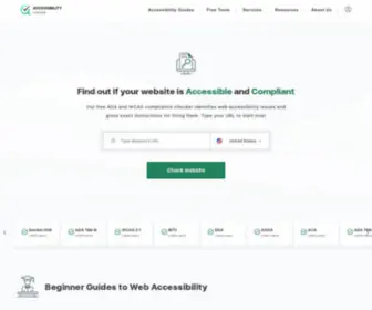 Accessibilitychecker.org(ADA & WCAG Compliance (Free Scan)) Screenshot