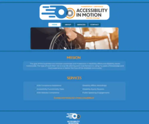 Accessibilityinmotion.net(Accessibility In Motion) Screenshot