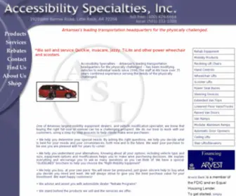 Accessibilityspecialties.com(Accessibility Specialties) Screenshot