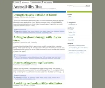 Accessibilitytips.com(Accessibility Tips) Screenshot