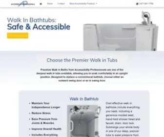 Accessible-Walkin-Bathtubs.com(Walk in Bathtubs) Screenshot