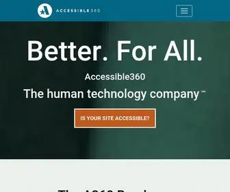 Accessible360.com(Digital Accessibility for Websites and Apps) Screenshot