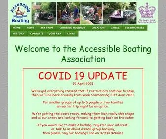 Accessibleboating.org.uk(Accessible Boating) Screenshot