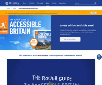 Accessibleguide.co.uk(The Rough Guide to Accessible Britain) Screenshot