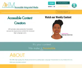 Accessibleintegratedmedia.com(Accessible Integrated Media) Screenshot