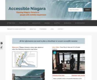 Accessibleniagara.com(Opening Niagara) Screenshot