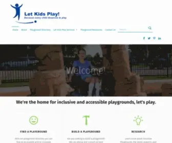 Accessibleplayground.net(Accessible Playgrounds) Screenshot