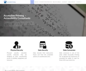 Accessibleprinting.com(Accessible Printing) Screenshot