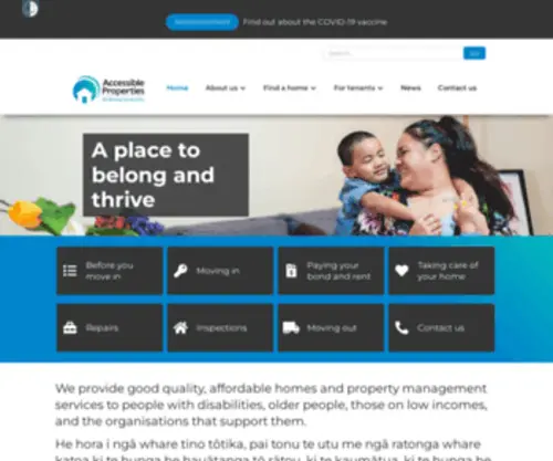 Accessibleproperties.co.nz(Accessible Properties) Screenshot