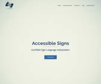 Accessiblesigns.com(Accessiblesigns) Screenshot