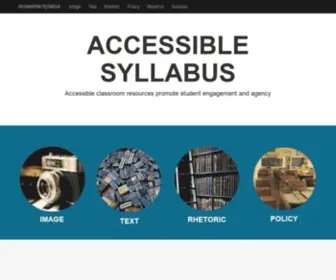 Accessiblesyllabus.com(Accessible Syllabus) Screenshot