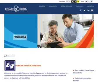 Accessibletelecoms.org.au(Accessible Telecoms) Screenshot