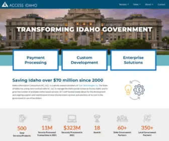 Accessidaho.org(Tyler Idaho (formerly known as Access Idaho)) Screenshot
