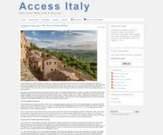 Accessitaly.com(Experience the best luxury travel to Italy) Screenshot