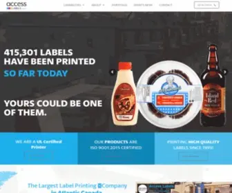 Accesslabels.com(Access Labels) Screenshot