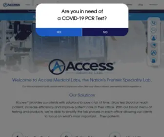 Accessmedlab.com(Speciality Blood) Screenshot