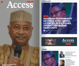 Accessnews.ng(Access News Magazine Nigeria) Screenshot